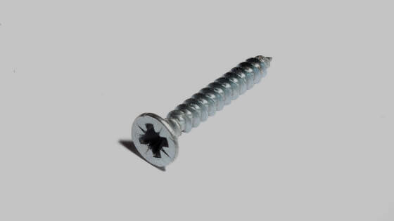 打楽器に多いプラスねじ