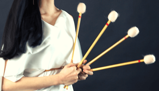 ４本マレットをやると指が痛くなる、擦りむける、どうしたらいい？