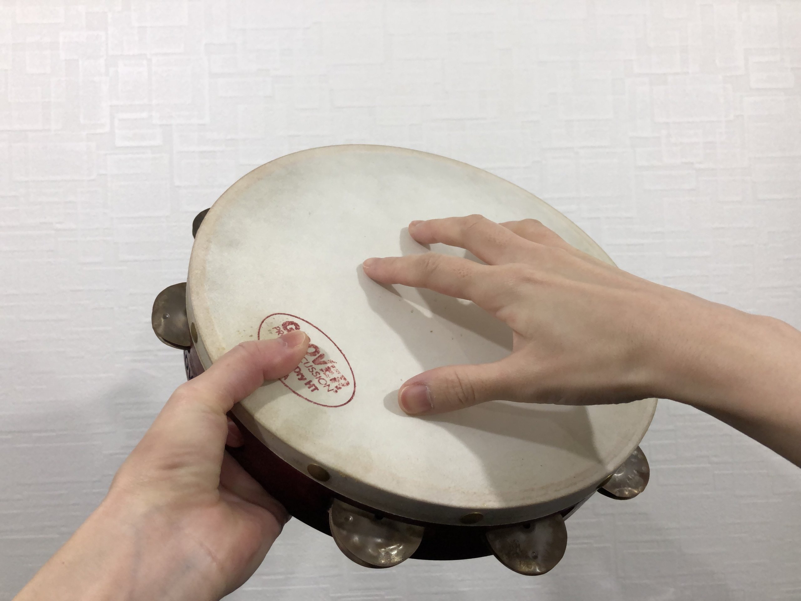 タンバリンでスフォルツァンド！山型アクセント！鋭くたたく方法