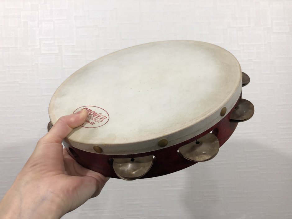 タンバリン持ち方